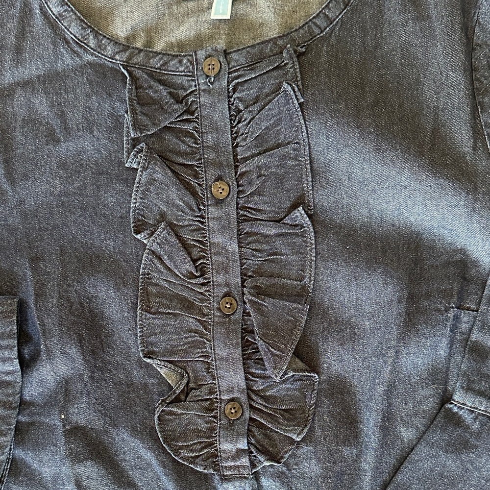 Draper James Blue Denim Dress as 8 NWOT